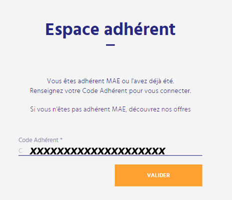 www.mae.fr espace client
