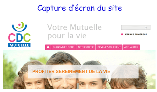 Consulter le site cdc-mutuelle.org