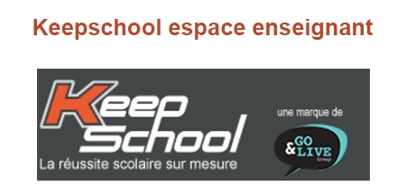 Espace Enseignants Keep School
