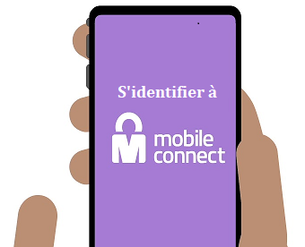 démarche de connexion sur mobile connect