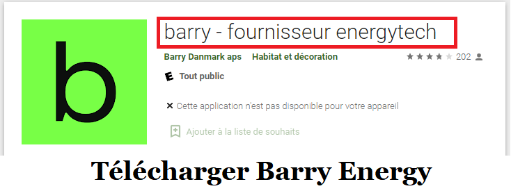Barry Energy application