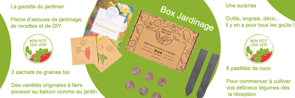 Mon Petit Coin Vert code promo sur le box jardinage en permaculture 