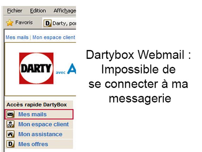 connexion à dartybox webmail