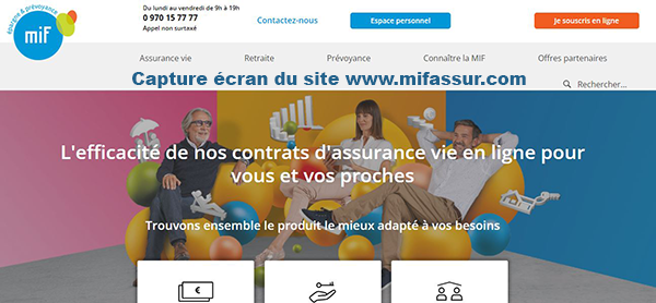 contacter service client mif
