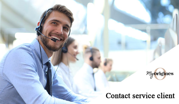 Contact service client MyOrigines