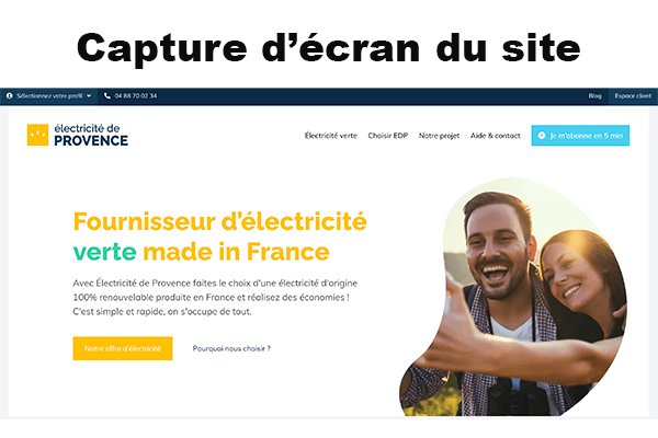 Se connecter à l'espace client Electricité de Provence