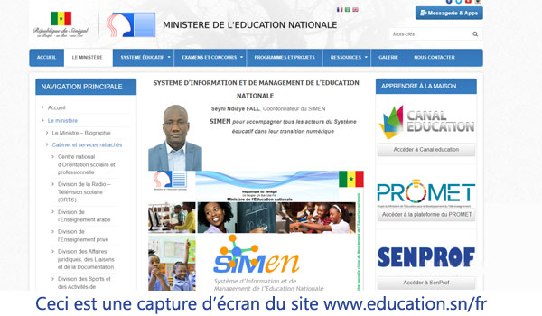 www.education.sn simen