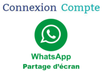 partage ecran whatsapp