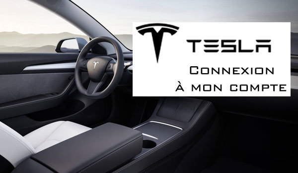 Connexion Tesla sur Application et site 