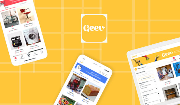 Se connecter à Geev application mobile 
