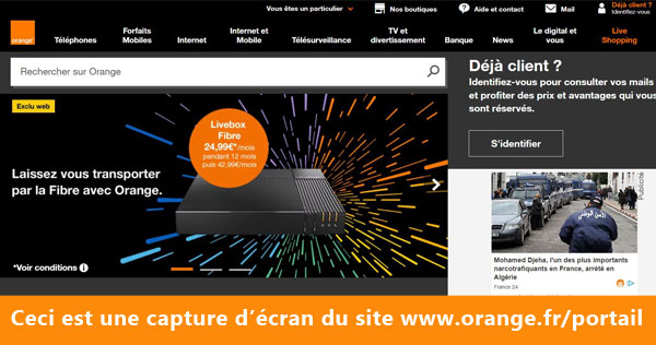 Orange site web 
