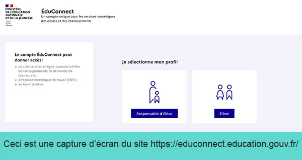 Accès à l'ENT Educ de Normandie via educonnect