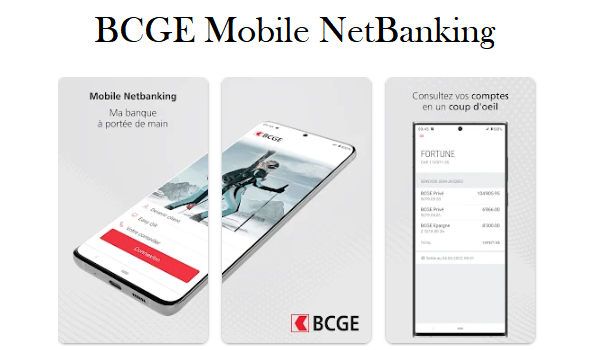 Se connecter sur BCGE mobile Netbanking