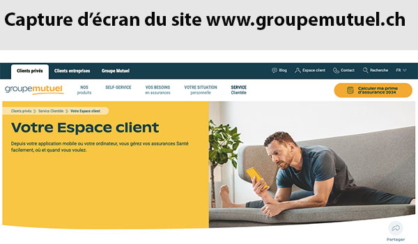 Site internet groupe mutuel