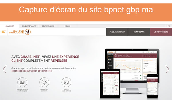 Site officiel banque populaire net maroc
